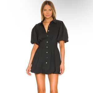 JONATHAN SIMKHAI BLACK BUBBLE DRESS